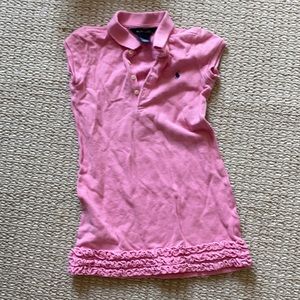 Ralph Lauren pink shirt dress